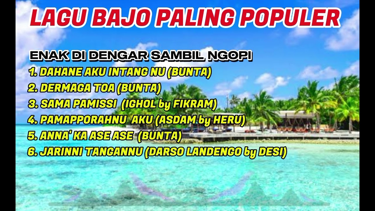 Lagu Bajo paling populer #bajo #lagudaerah #musik #bajau