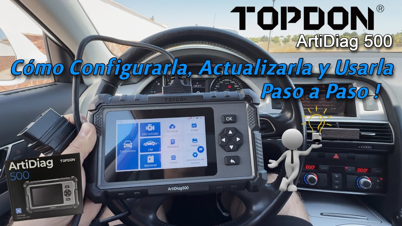 TOPDON ArtiDiag 500: Cómo Configurarla, Actualizarla y Usarla Paso a Paso #topdon #topdonartidiag500