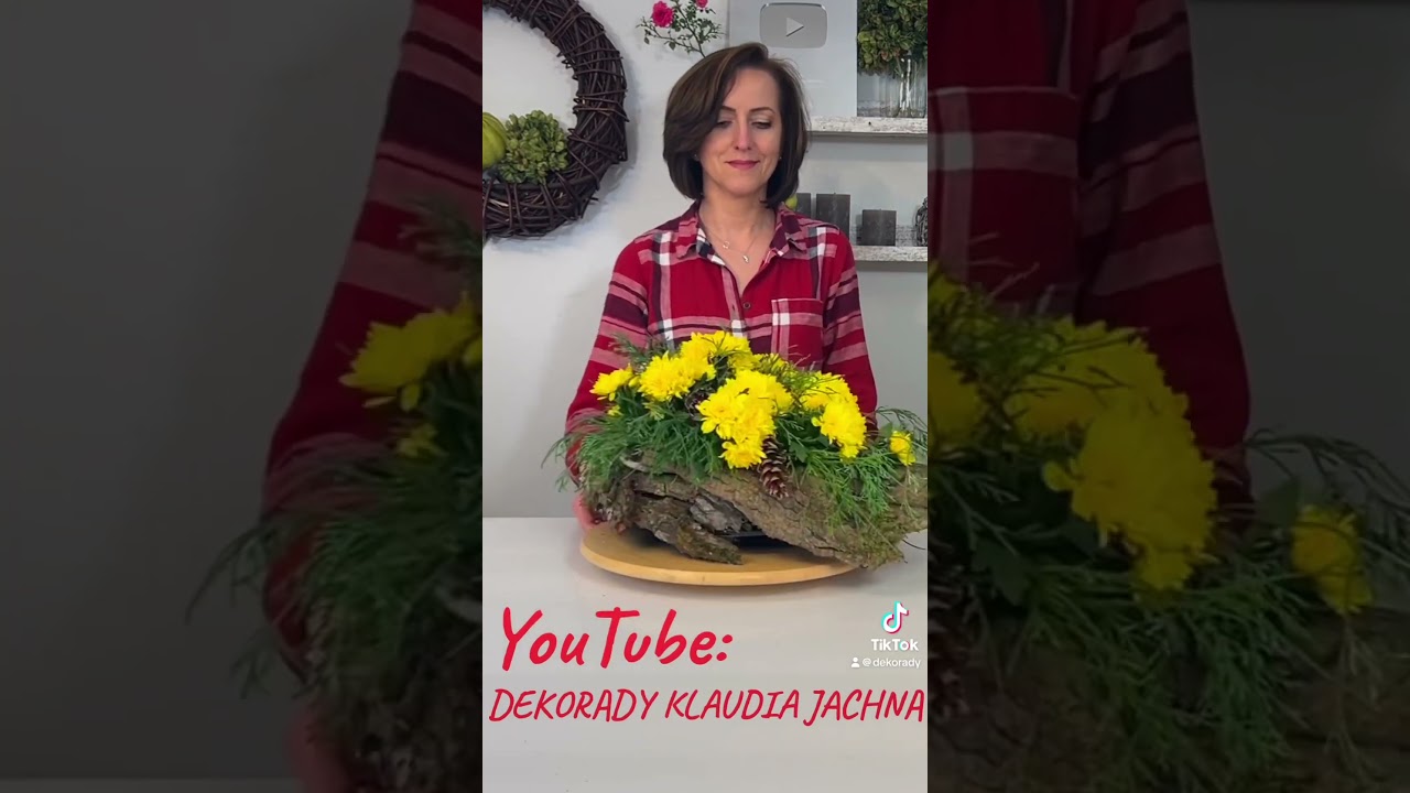 JAK UDEKOROWAĆ CHRYZANTEMĘ /DIY #decoration #inspiration #wszystkichświętych #stroiknacmentarz