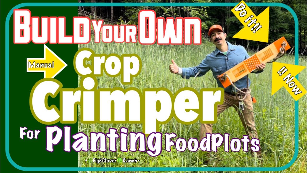NO TILL Crop Crimper - Build Your Own - for No Till Food Plots or Farming 🌱