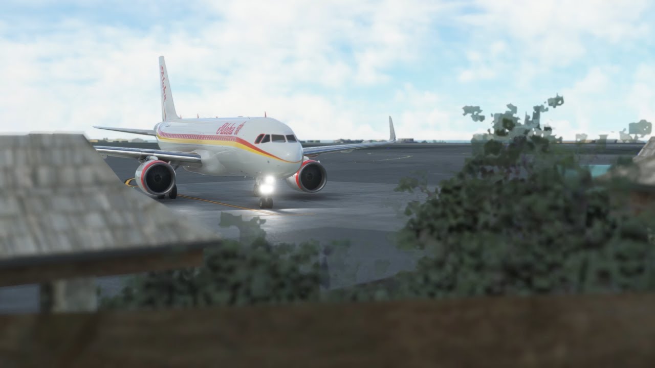 Aloha Airlines Airbus A320neo Short Hop from Honolulu to Keahole Point | 1440p