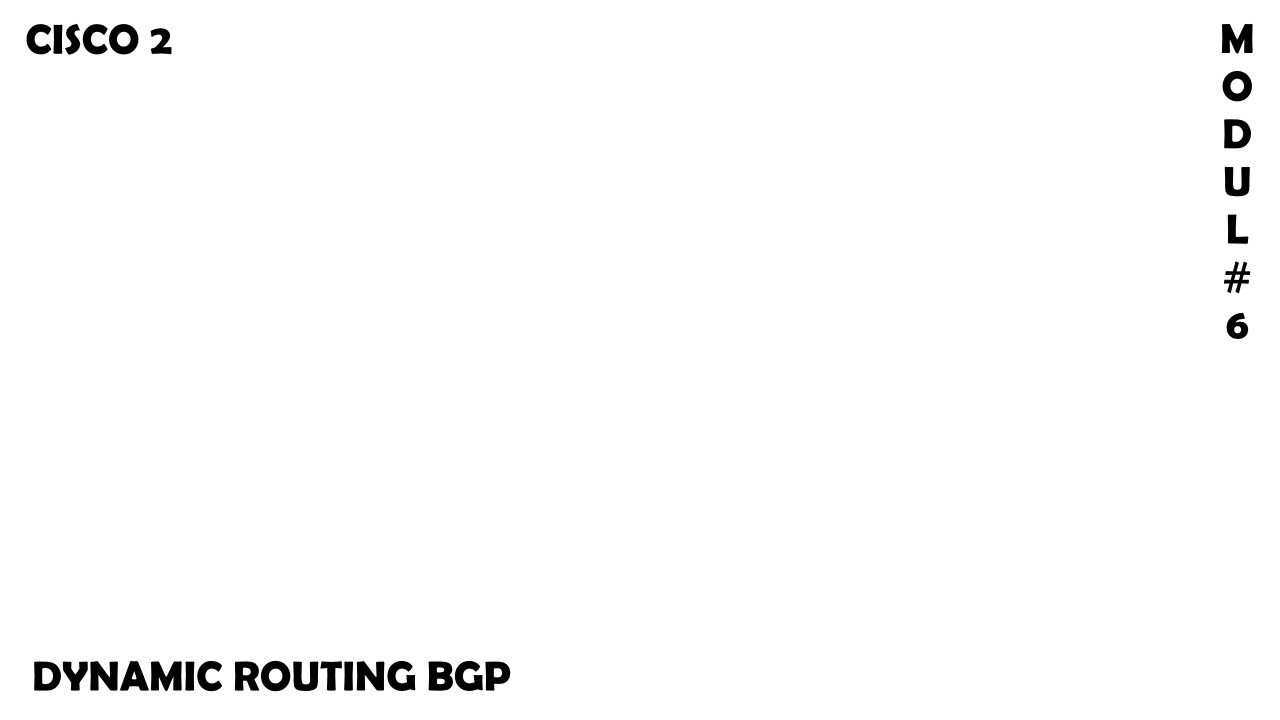 Dynamic Routing BGP | Modul 6 Cisco 2