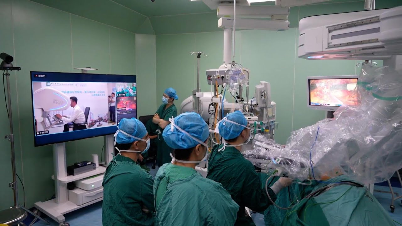 Remote robotic surgery completed in China's Xinjiang with surgeon 5,000 km away