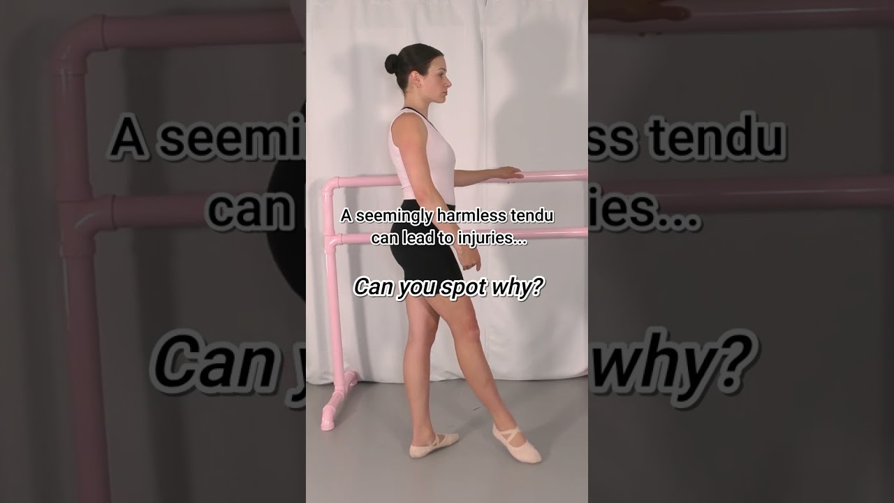Spot the problem with this tendu | Ballet Injury Prevention