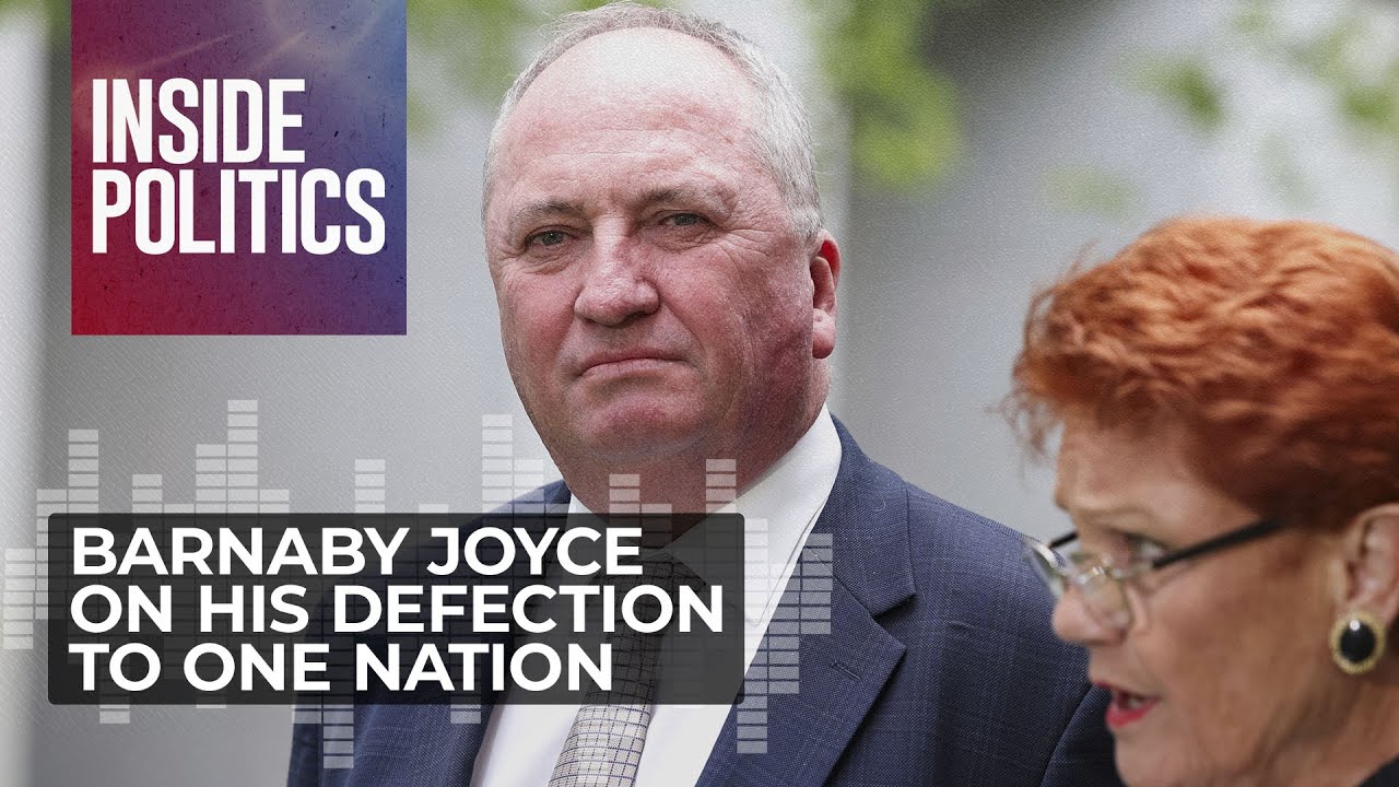 Barnaby Joyce opens up on his defection to Pauline Hanson's One Nation