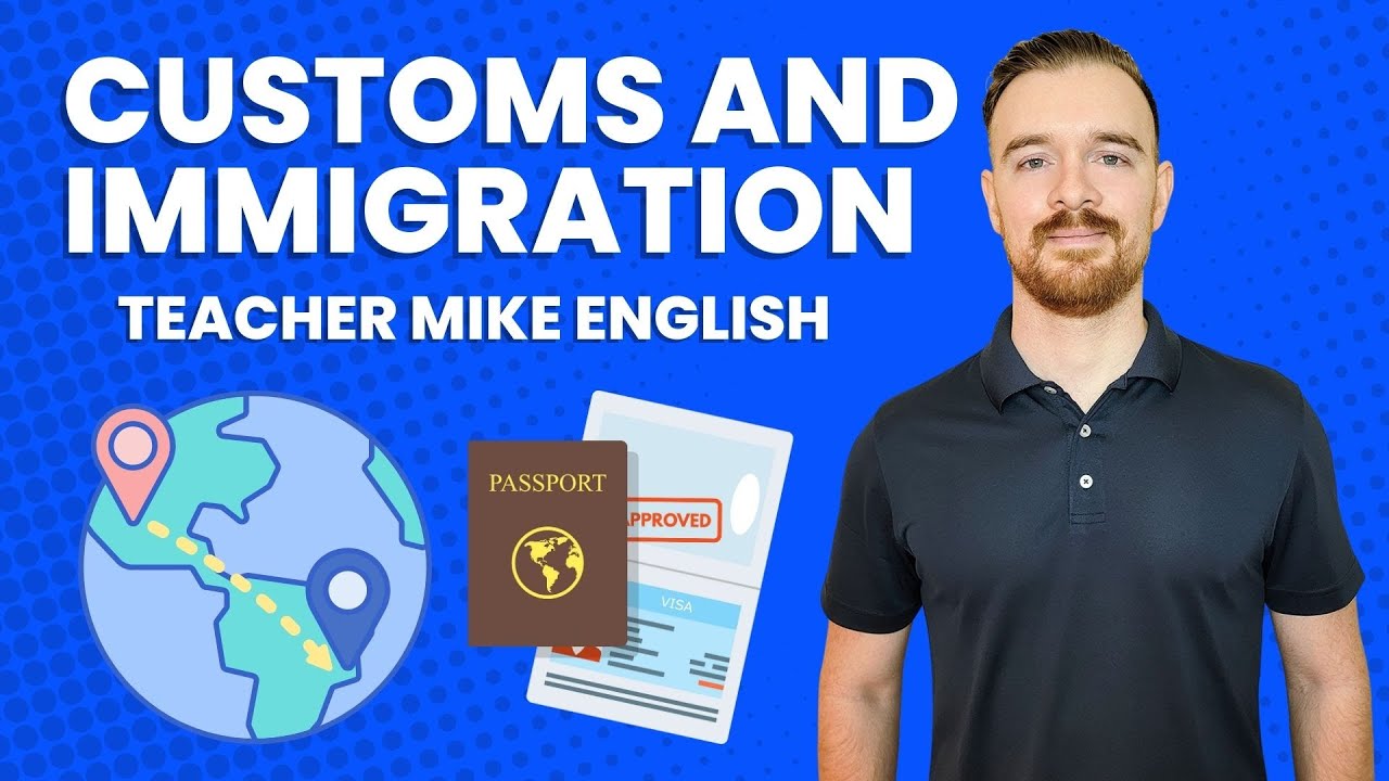 Common Questions that Customs/Immigration Asks When you Arrive in the USA (for English learners)