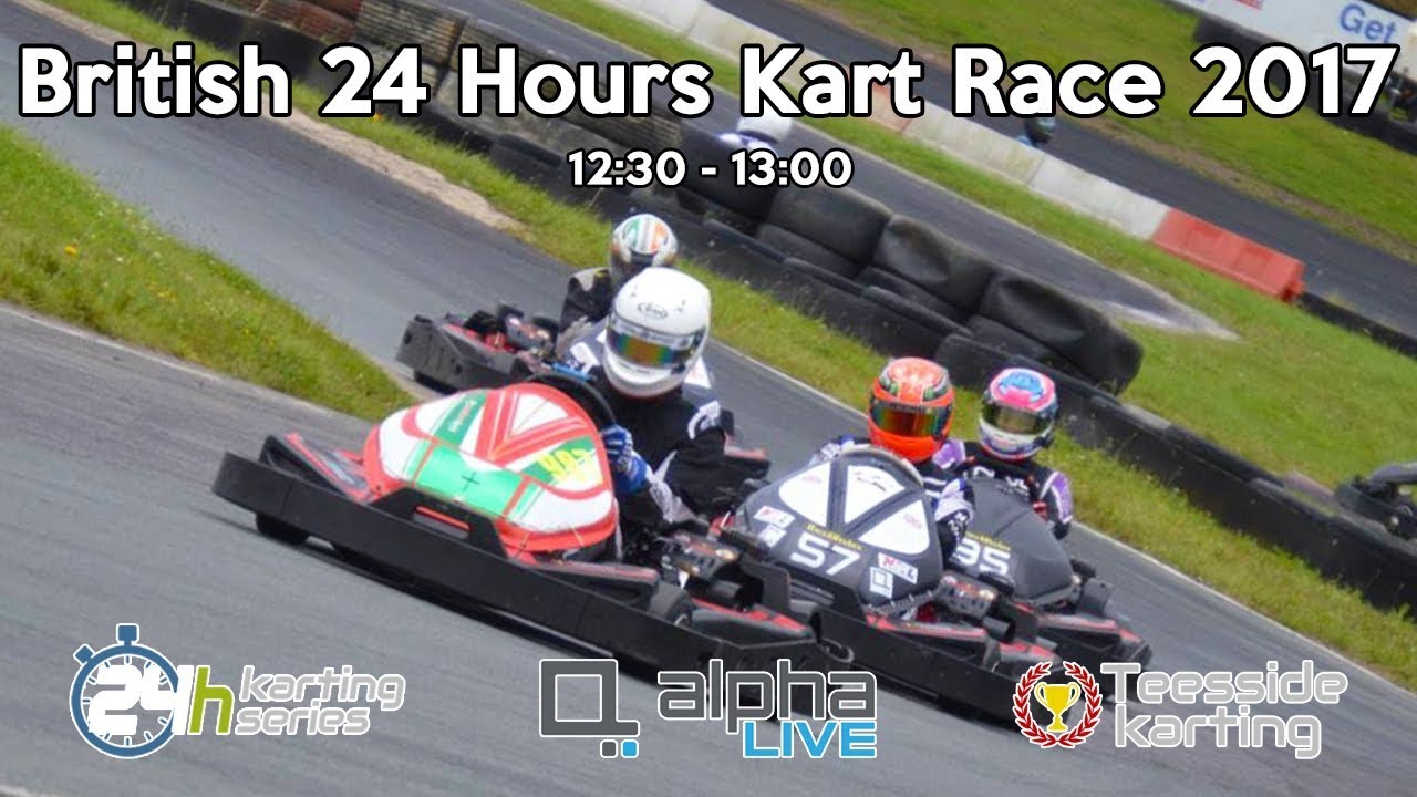 British 24hr Kart Race 2017 - Teesside Autodrome - Hour 1 (Part 2)
