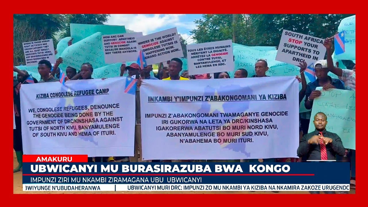 Impunzi z'Abanye-Congo ziri mu Rwanda zamaganye Jenoside iri gukorerwa muri RDC