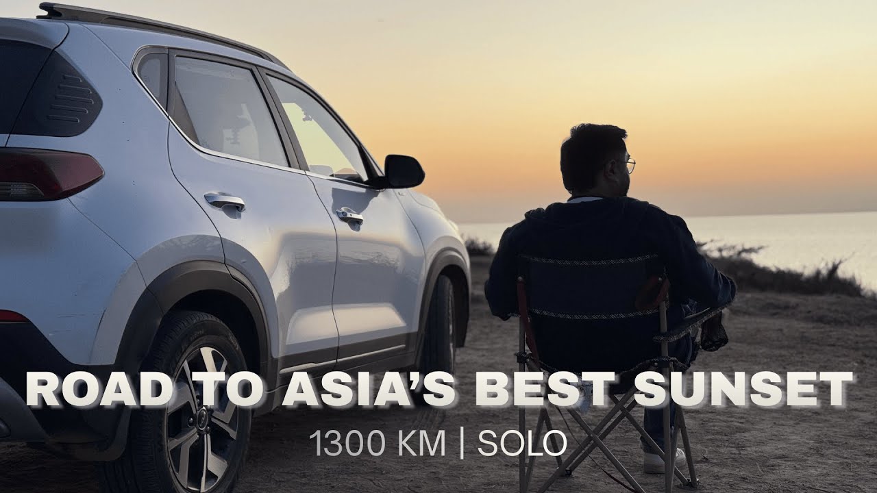 I took my Car for 1300 KM Solo Drive to the Edge of India! 🚗💨 | Harappan Mysteries & Sunset 🌅
