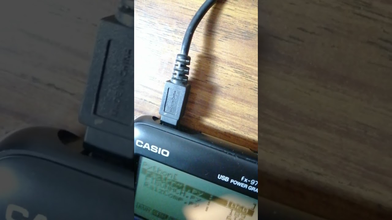 tutorial como pasar archivos a calculadora casio fx-9750giii python program formulas datos csv