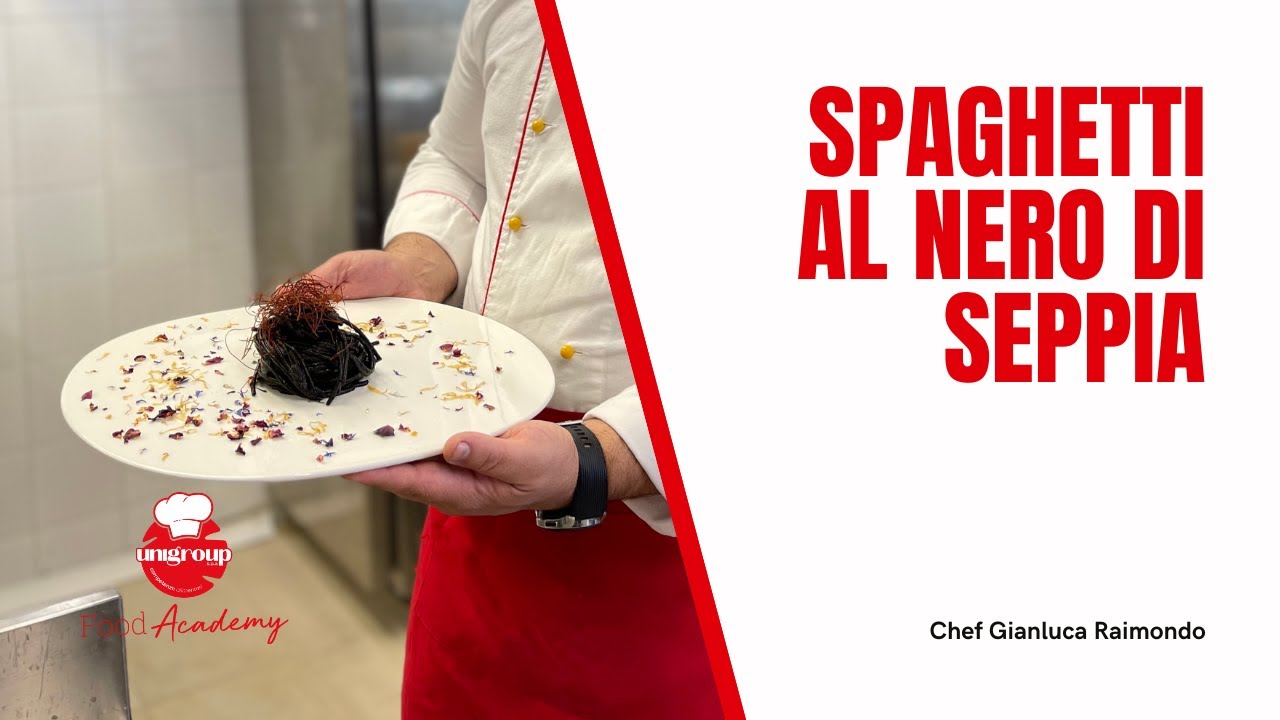 Spaghetto al Nero di Seppia di Chef Gianluca #UnigroupFoodAcademy