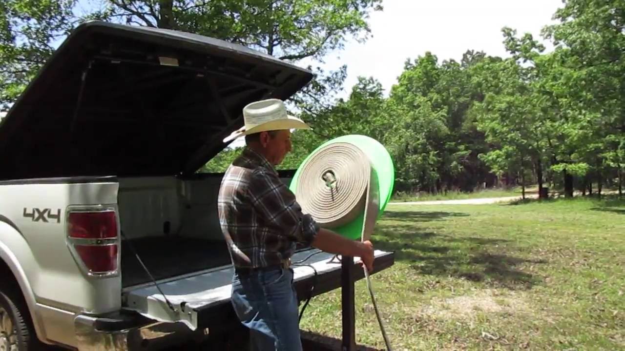 Kevin demonstrates Motorized Fire Hose Reel