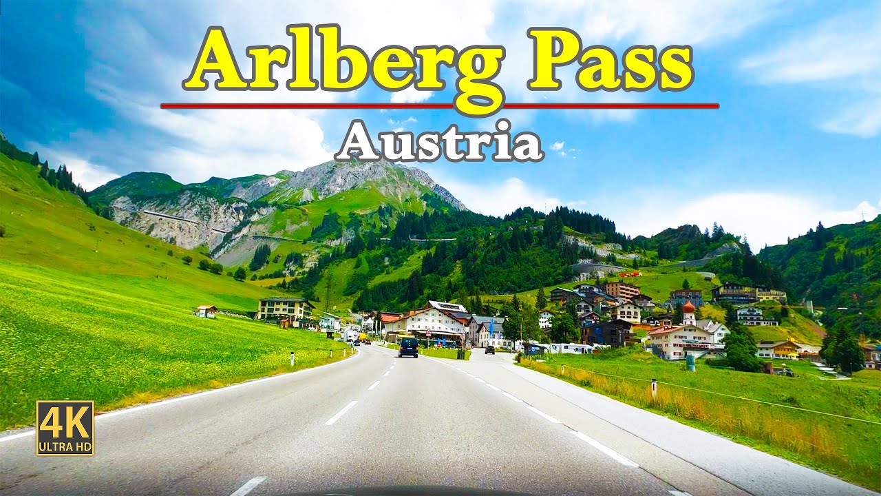 Arlberg Pass In Austria 🇦🇹 | Scenic Road Trip in Stunning 4K