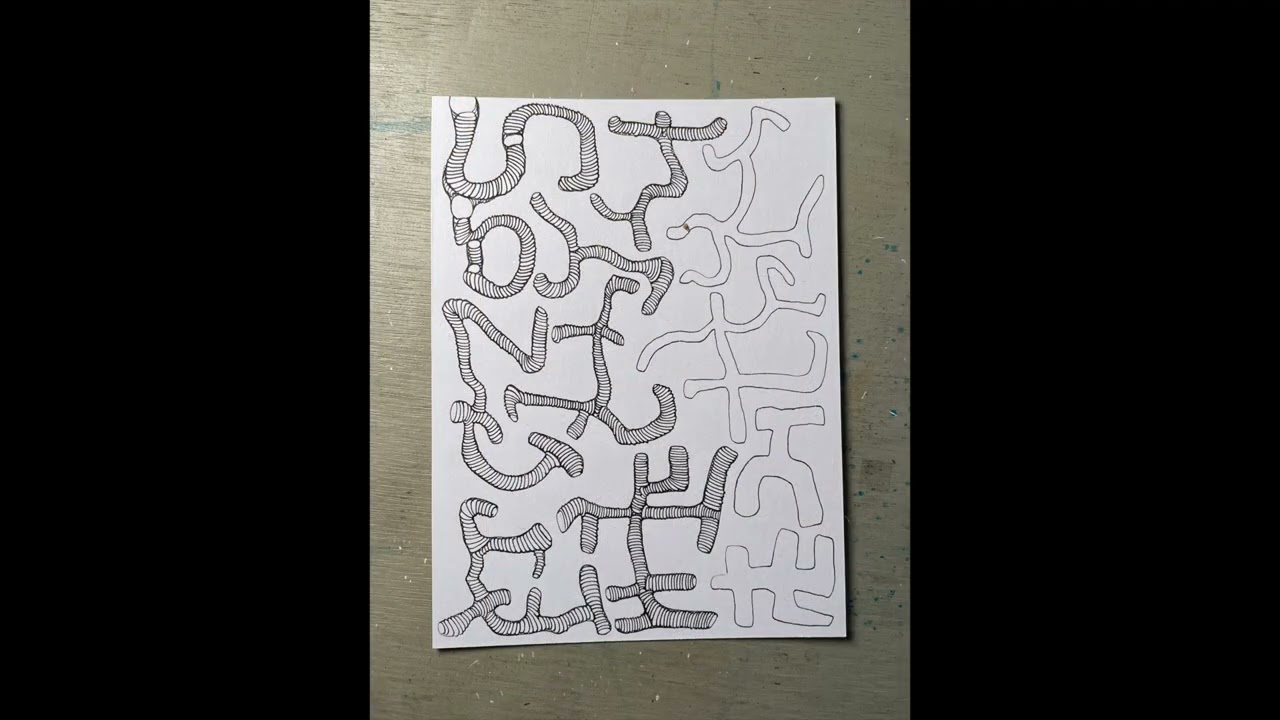 'sputnik' zentangle