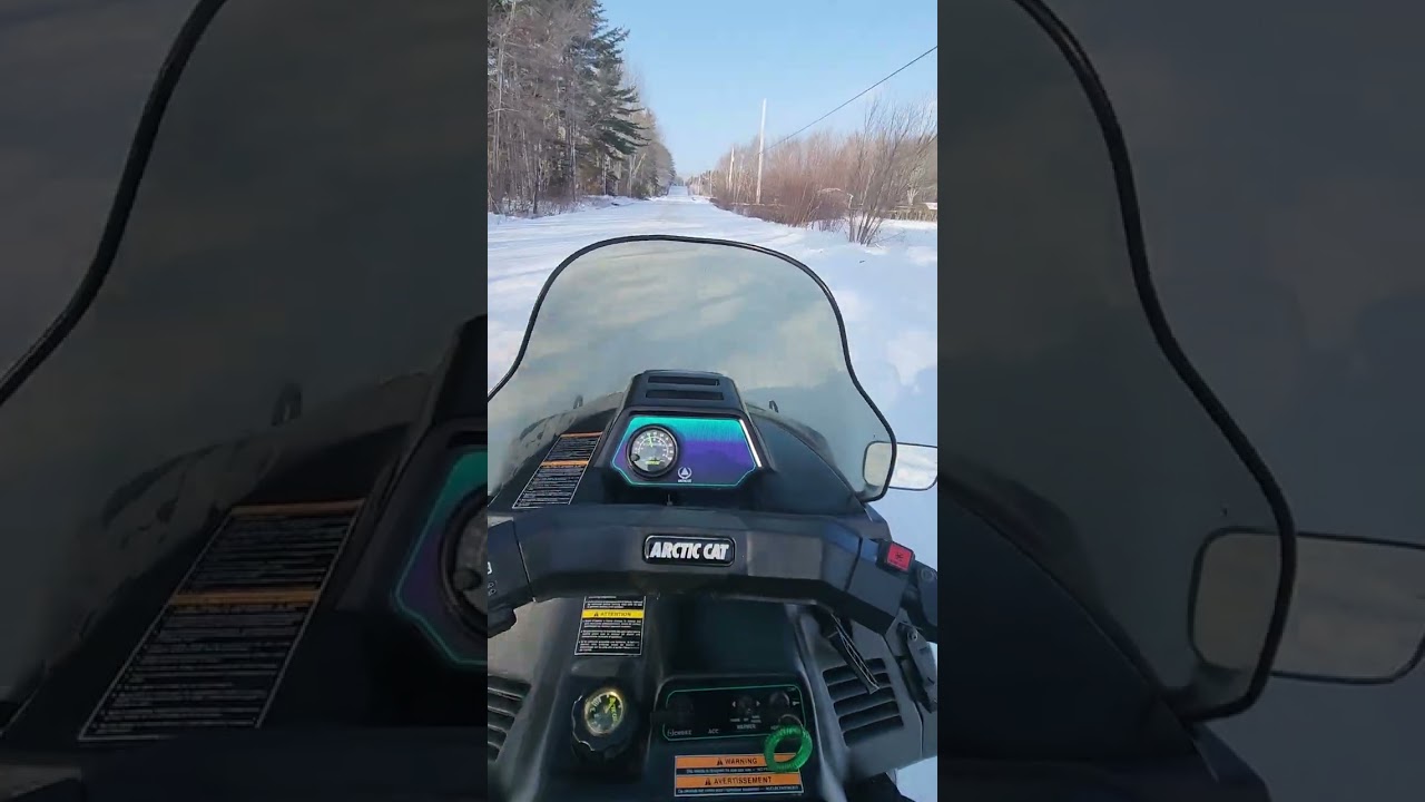 Driveing around om my 1993 arctic cat cougar 440