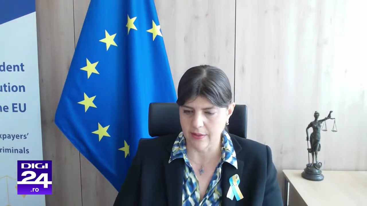 🔴Laura Codruța Kovesi, șefa EPPO,  la Interviurile Digi24.ro