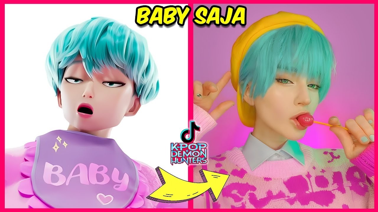 Gerçek Hayattaki TikTok Versiyonu ile KPOP İblis Avcıları🧠🎤 Şarkılarla İblis Avcıları Tahmin Et!