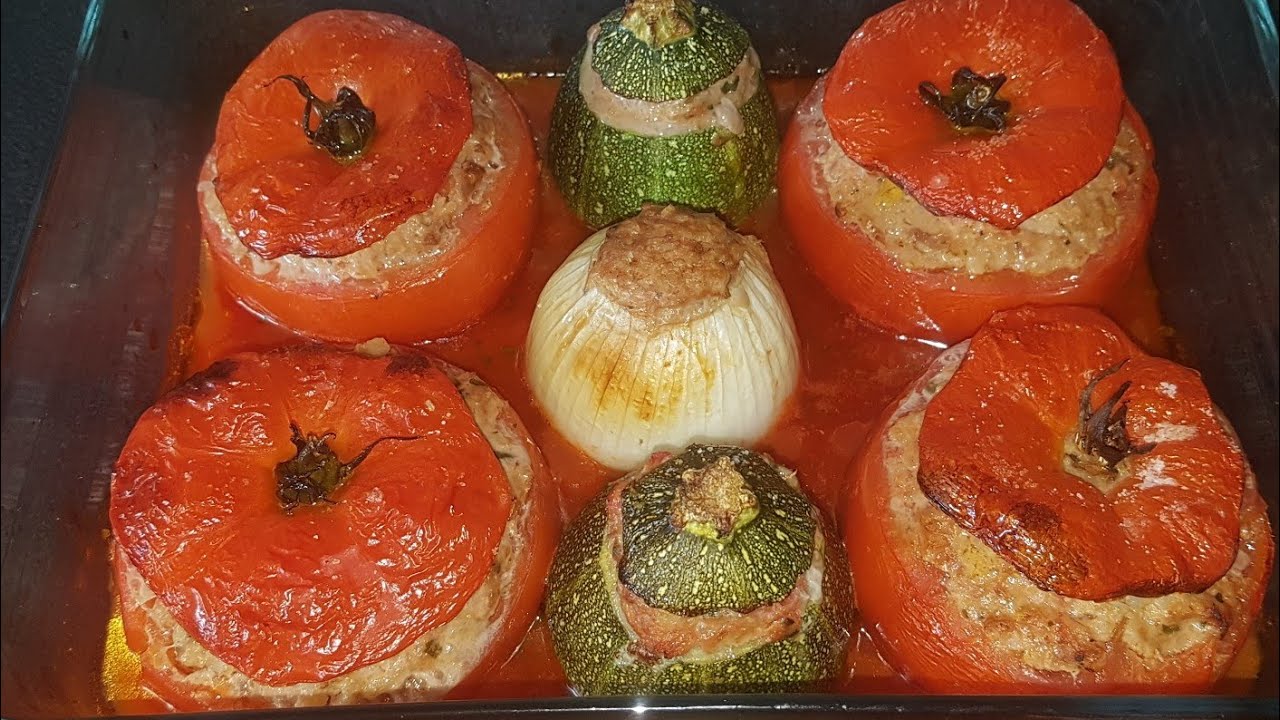 Légumes farcis viande hachee boulgour