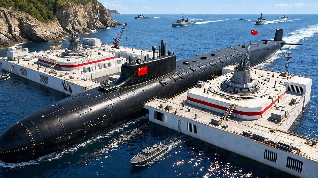 China&rsquo;s $X Billion Submarine Base EXPOSED &mdash; U.S. Navy Sends a Warning!