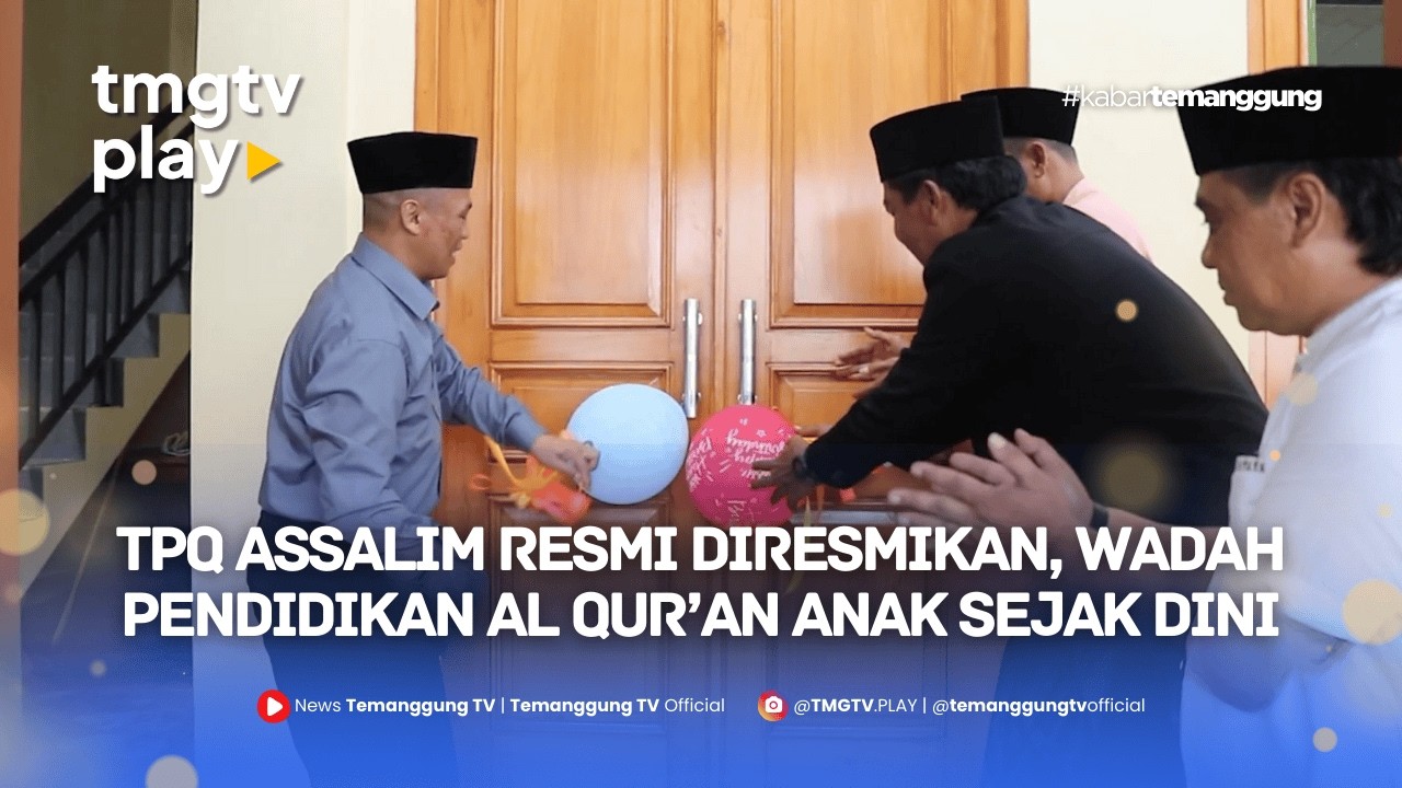 HASIL GOTONG ROYONG! TPQ Assalim Resmi Dibuka, Jadi Pusat Ngaji Anak di Bulu