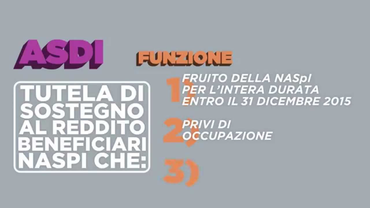 ASDI: Assegno di Disoccupazione