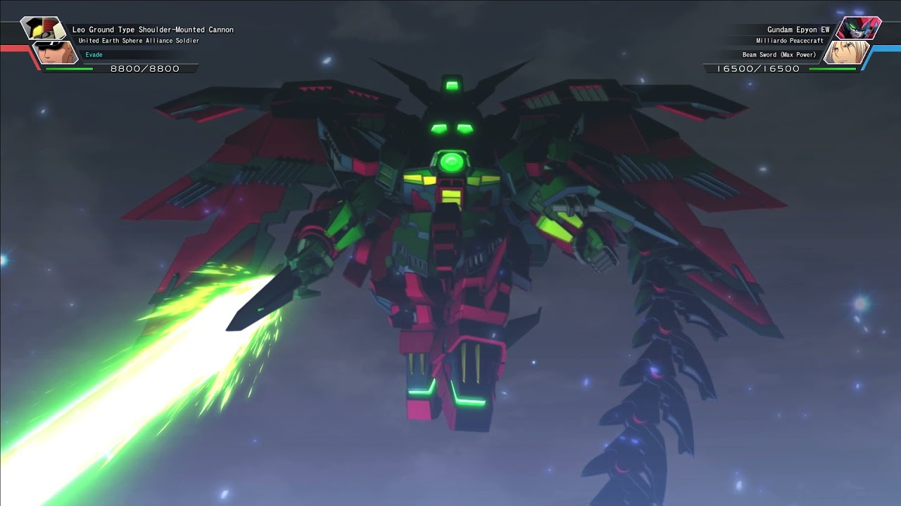 SD Gundam G Generation Cross Rays - Gundam Epyon EW ~Battle Animations~