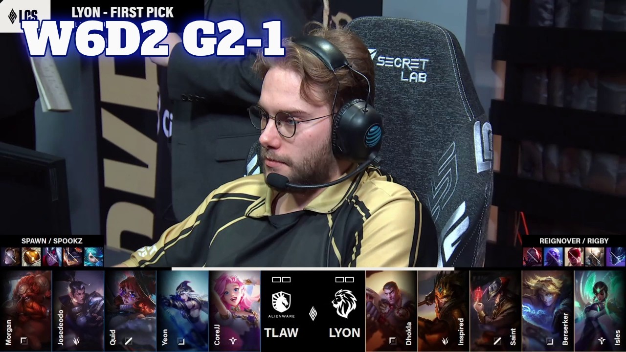 TL vs LYON - Game 1 | Week 6 Day 2 S16 LCS Spring 2026 | Team Liquid Alienware vs LYON G1 W6D2 Full
