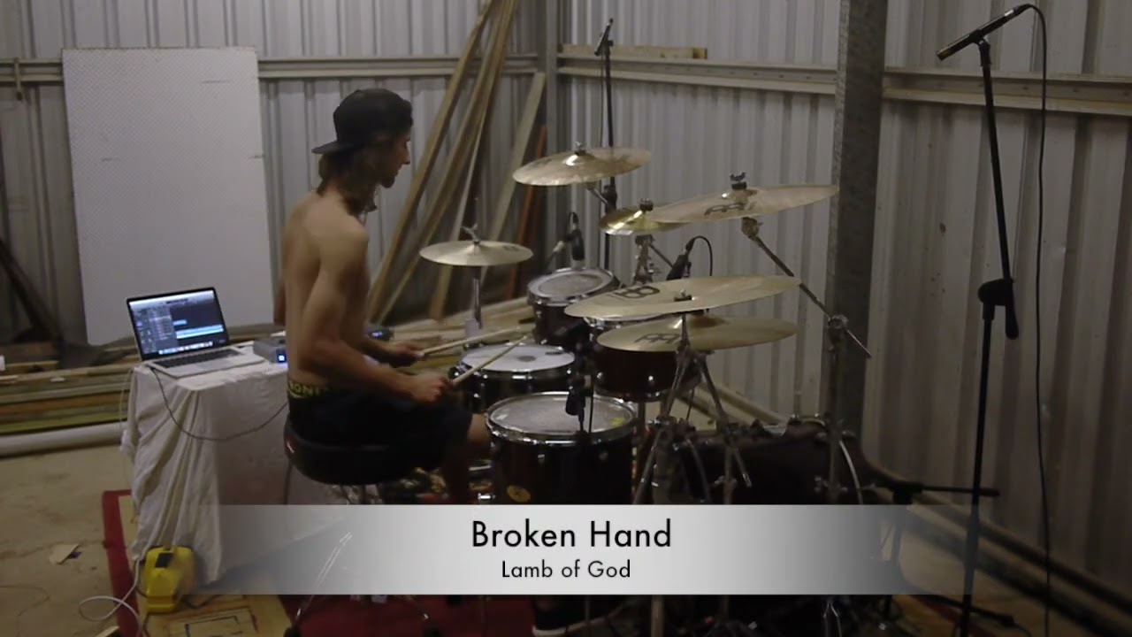 Lamb of god - broken hands drum cover