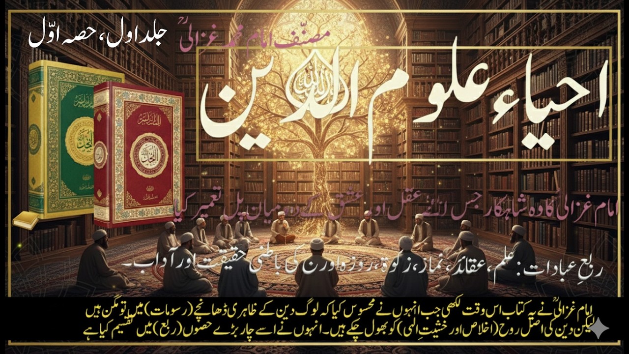 احیاء علوم الدین: مردہ دلوں کی مسیحائی اور دین کی علمی تجدید