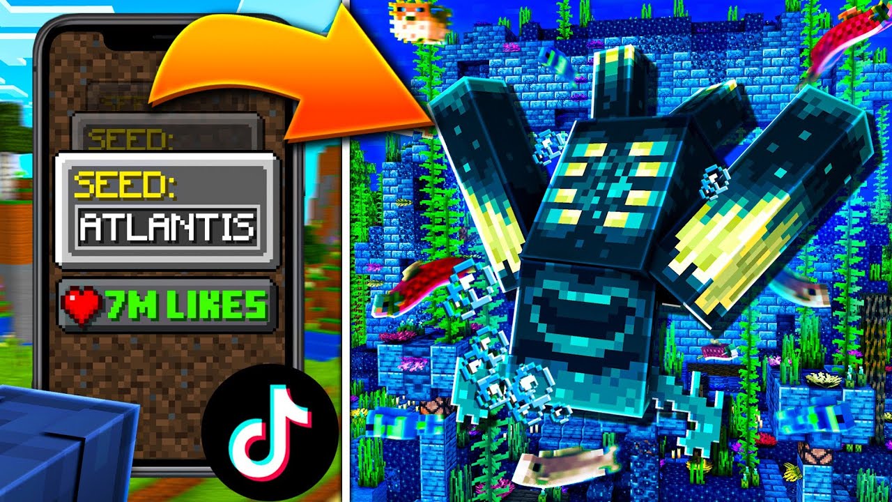 Ich teste VIRALE TIKTOK SEEDS in MINECRAFT... (EXTREM SELTEN)