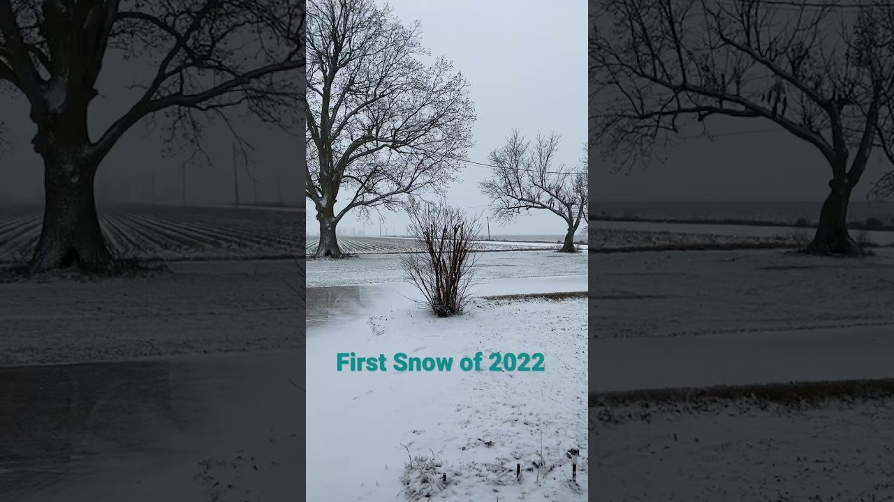 First Snow of 2022 