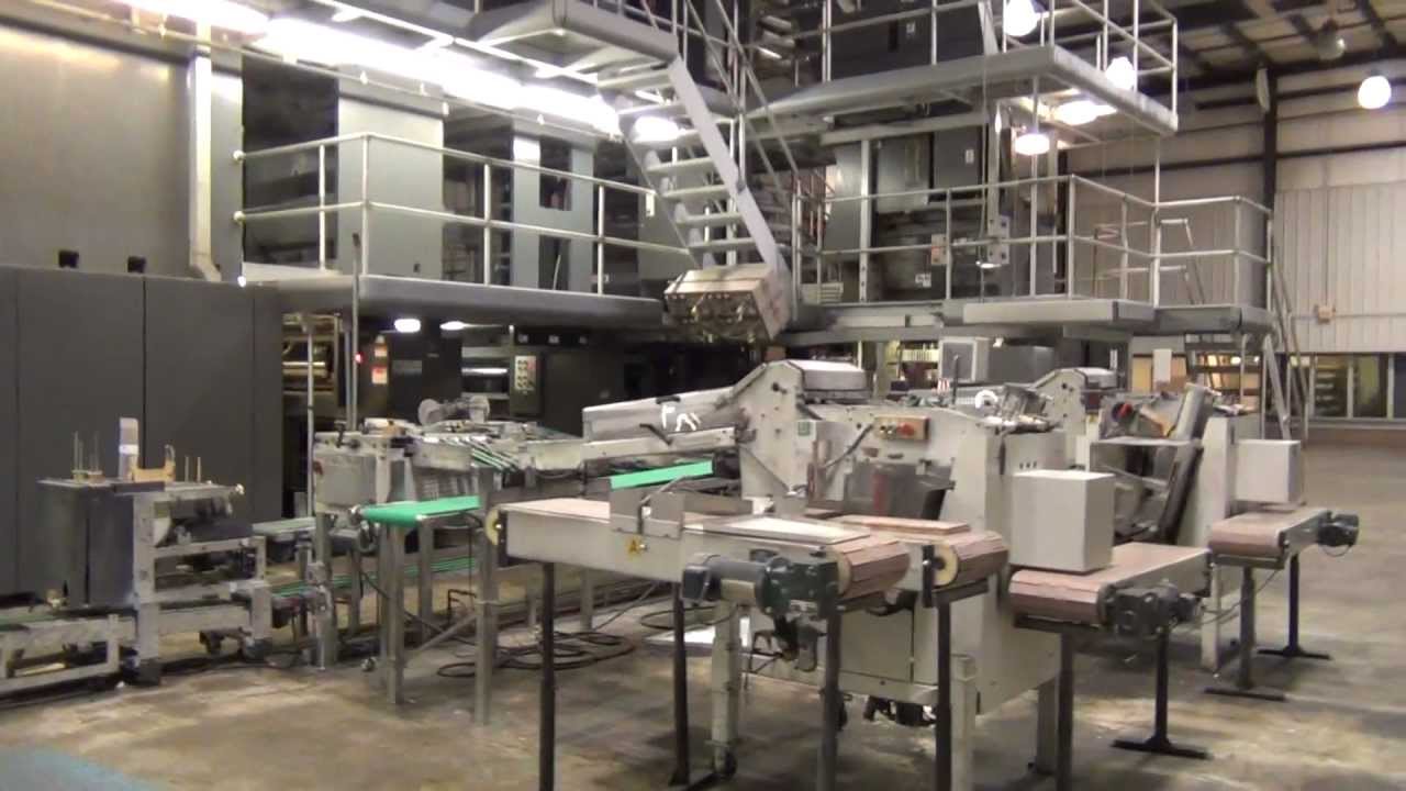Heidelberg Sunday 2000 8 Unit Web Offset Press 22.25 cutoff x 38 Width PFF2 Vits sheeter.MTS