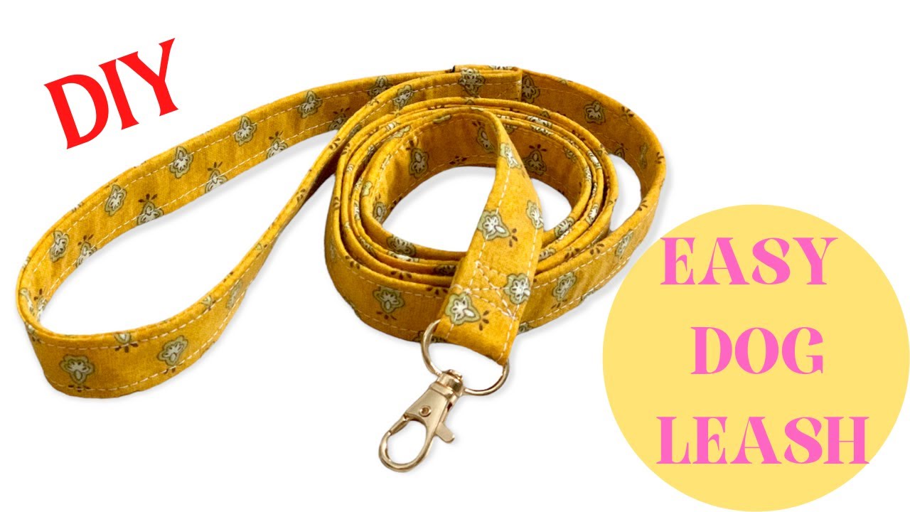 DIY: How to sew an easy dog leash/dog accessories