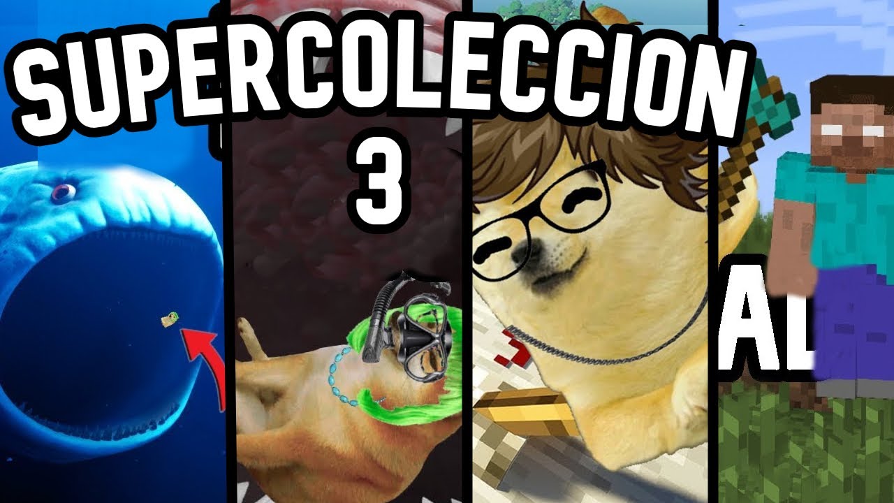 NIÑOS y MADRES con DERECHO y MÁS (El bloop, Megalodon) - SUPERCOLECCIÓN 3 - Hilos con cheems