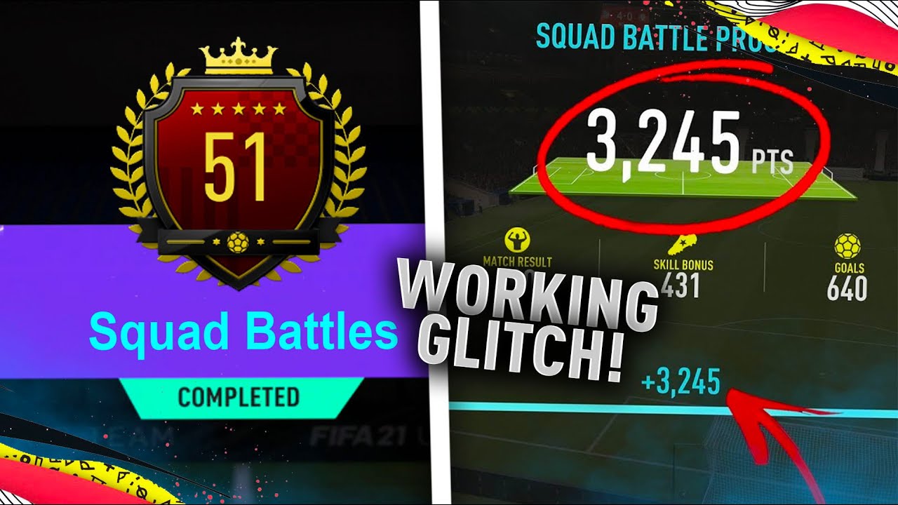 this FIFA 21 SQUAD BATTLES GLITCH is GAME BREAKING... 😍 #FIFA21 GLITCH