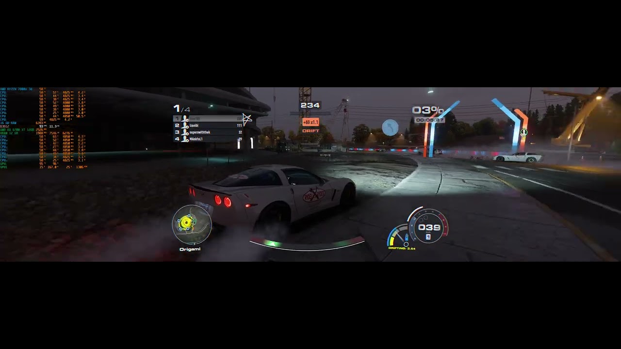 Need for Speed™ Unbound CORVET Z06 DRİFT PRO TEST 2026 02 04