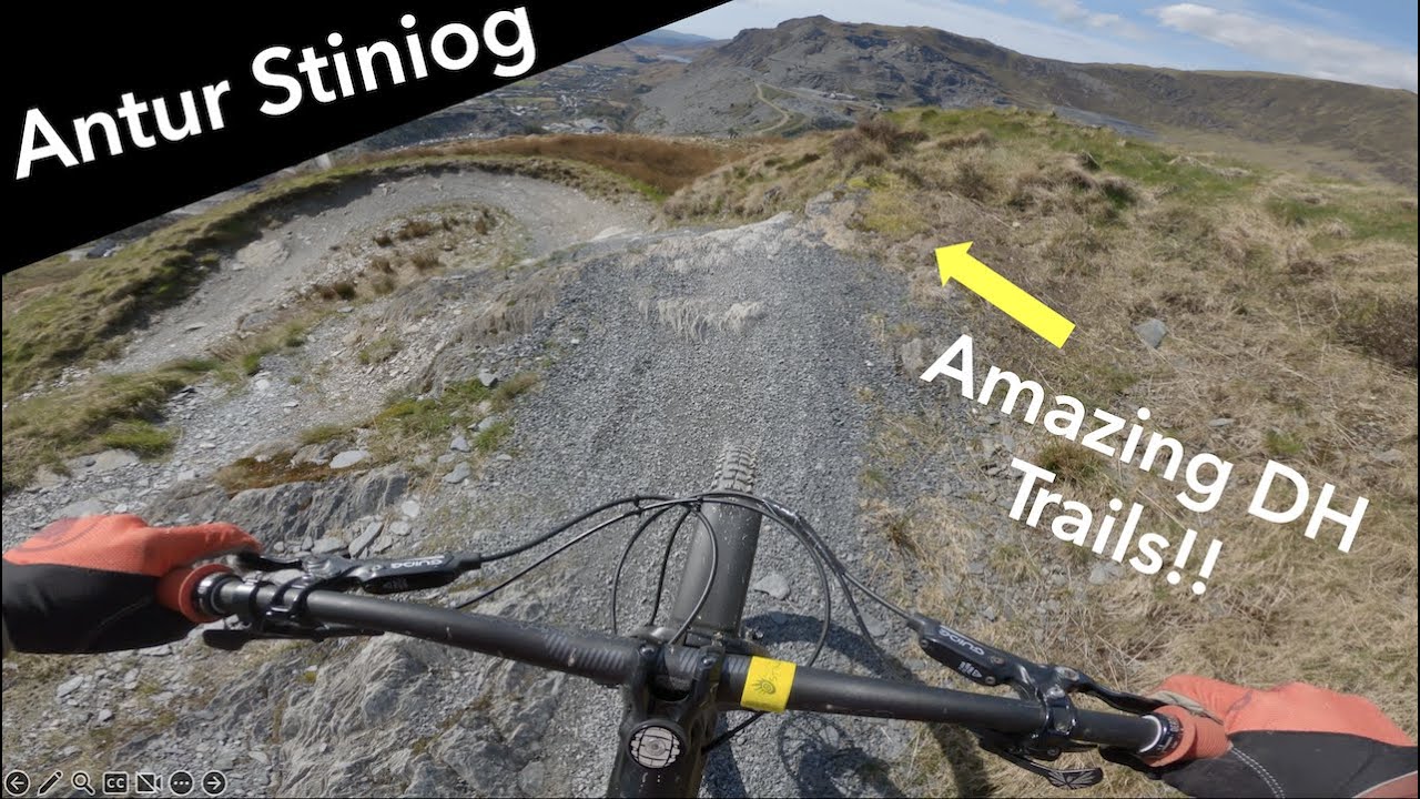 Riding some of the UK's best Downhill Trails!! // Antur Stiniog Bike Park North Wales