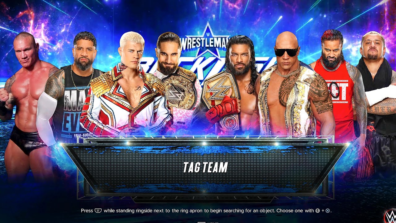 Team CODY vs. Team HEEL ROCK | 4v4 Tag Team Elimination | WWE 2K23