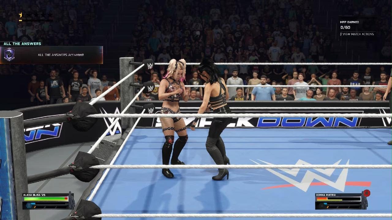WWE 2K25: Alexa Bliss Squashes a Jobber