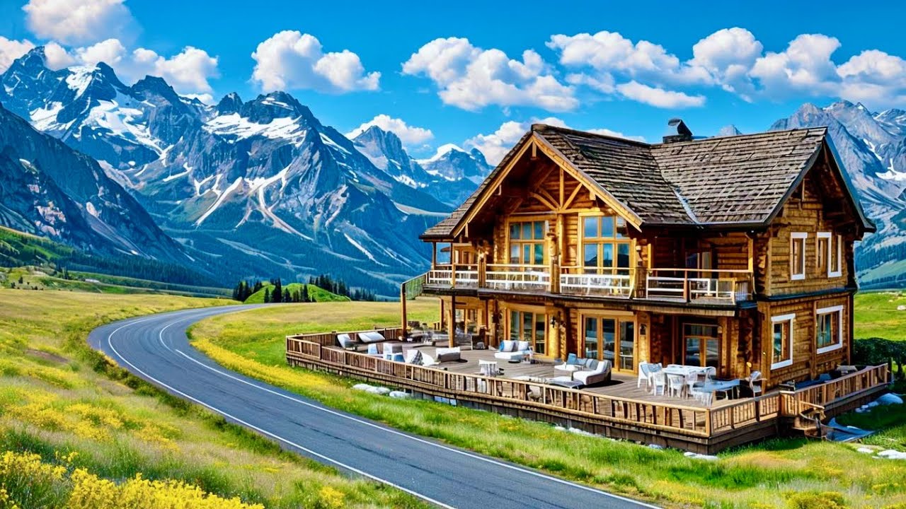 Swiss Village, Solo Road Trip Switzerland: Reflective Drives, Calming Music