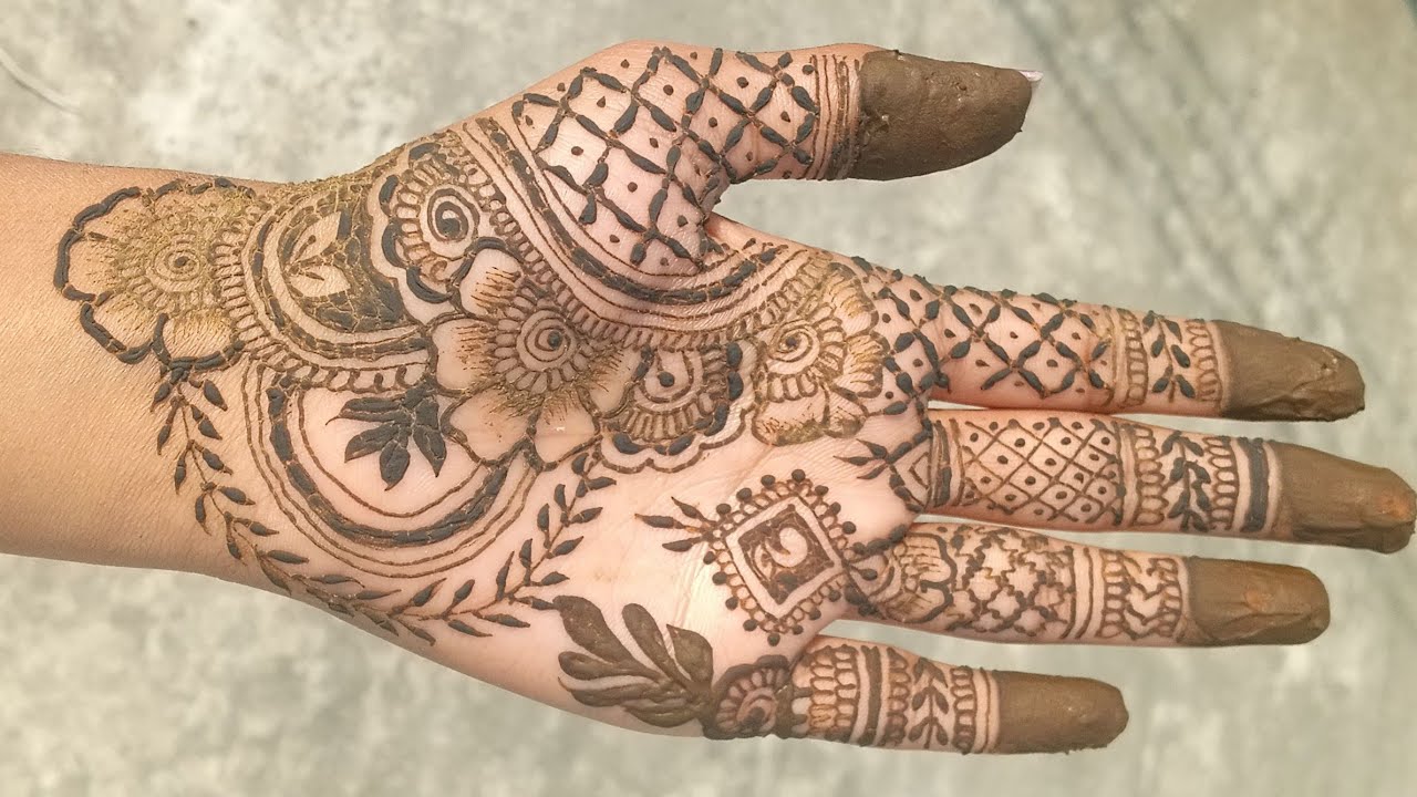 Front hand mehndi design 🌿 simple mehndi #henna#youtube#vedio#viral#motivation#mehndi#hennadesign