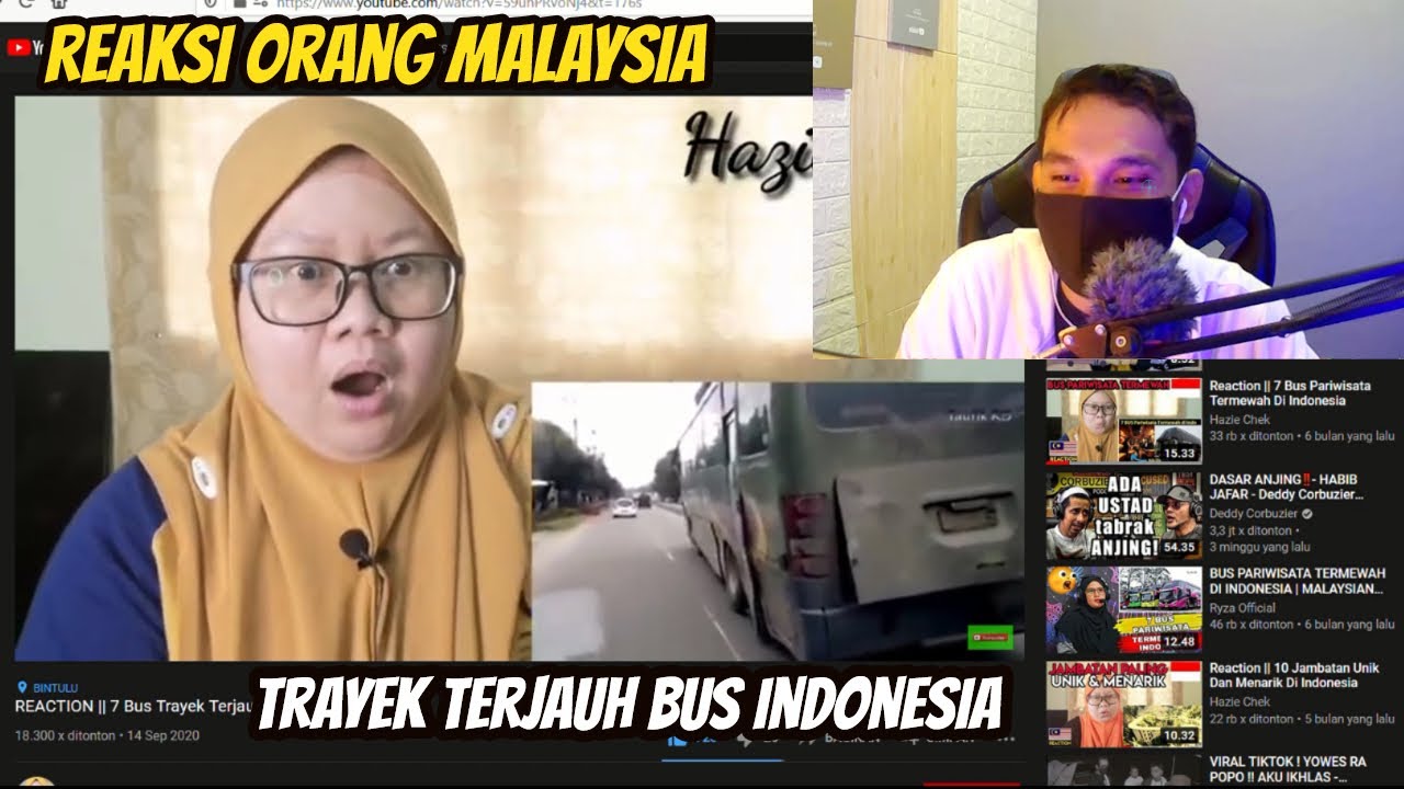 KAGET! Reaksi Orang Malaysia Tau 7 Bus Trayek Terjauh di Indonesia