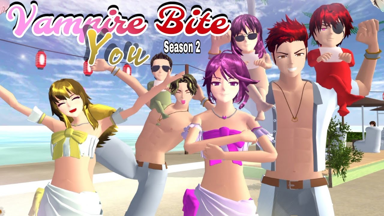🧛🏻‍♂️BITE YOU S2 [Liburan Ke Pantai🏝️]EPS 36||Drama Sakura School Simulator