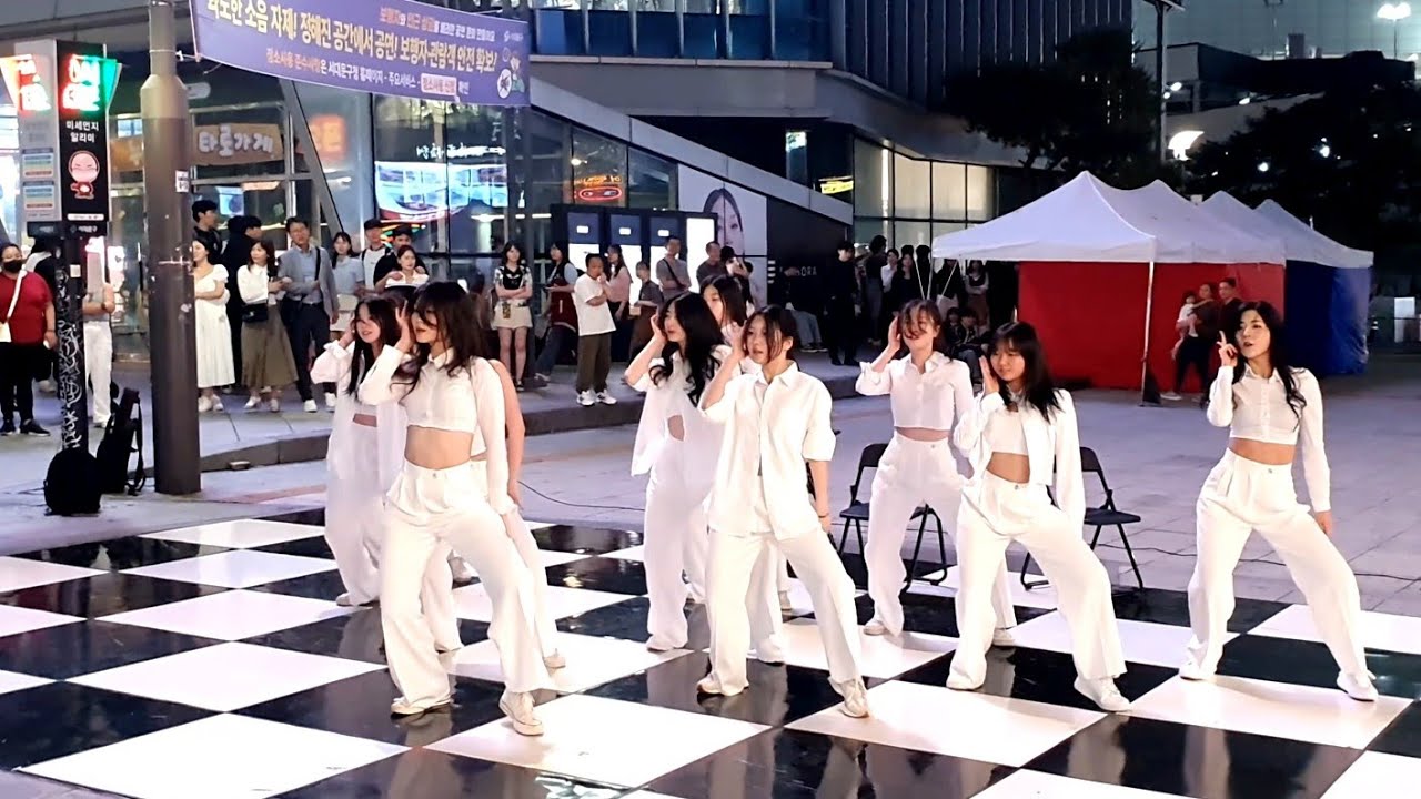 [STREET ARTIST] FEVER, YONSEI UNIVERSITY DANCE TEAM. SINCHON BUSKING. 240522.
