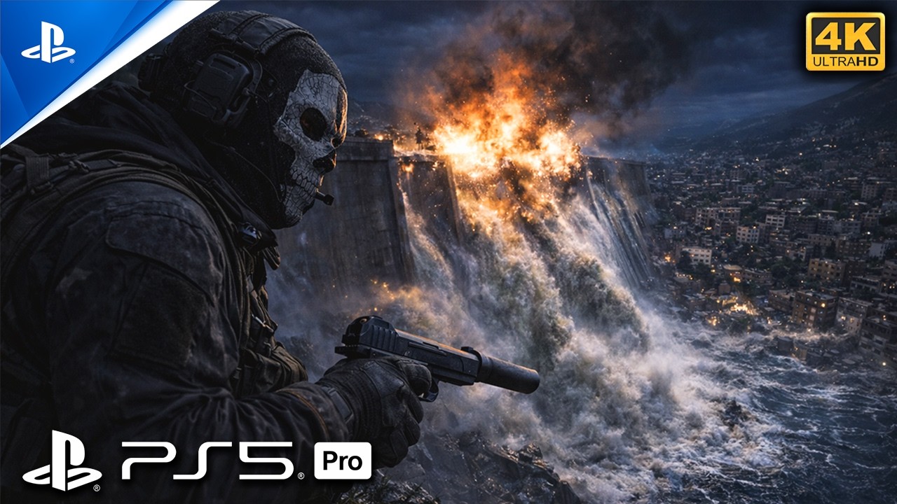 SOLDADOS Evitan TRAGEDIA en una REPRESA | Graficos ULTRA Realistas | 4K60 FPS | PS5 Pro