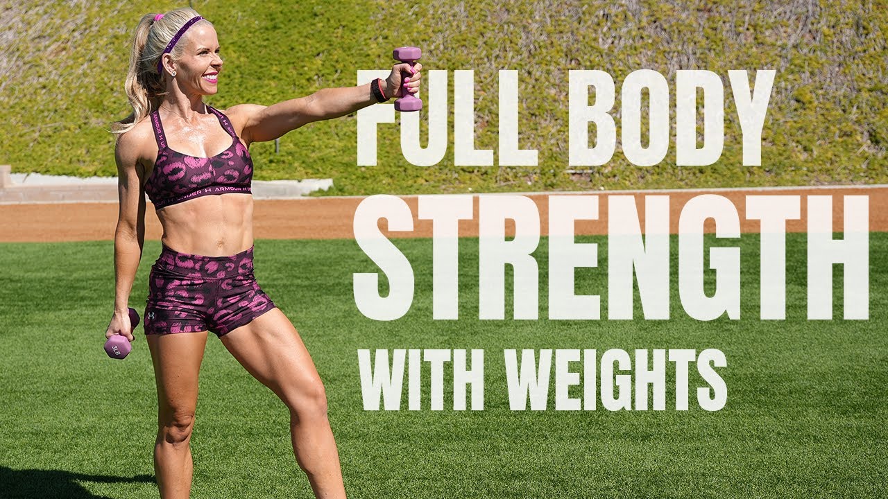 30 MINUTE FULL BODY STRENGTH WITH LIGHT WEIGHTS | No Cardio | No Repeats