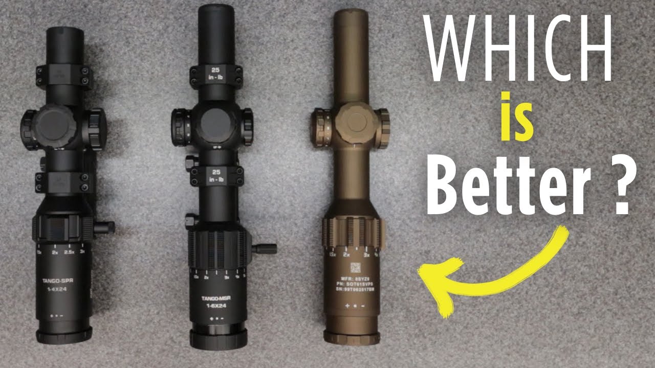 Optyka SIG Sauer LPVO &ndash; SPR vs MSR vs Tango6T (Por&oacute;wnanie lunet celowniczych)
