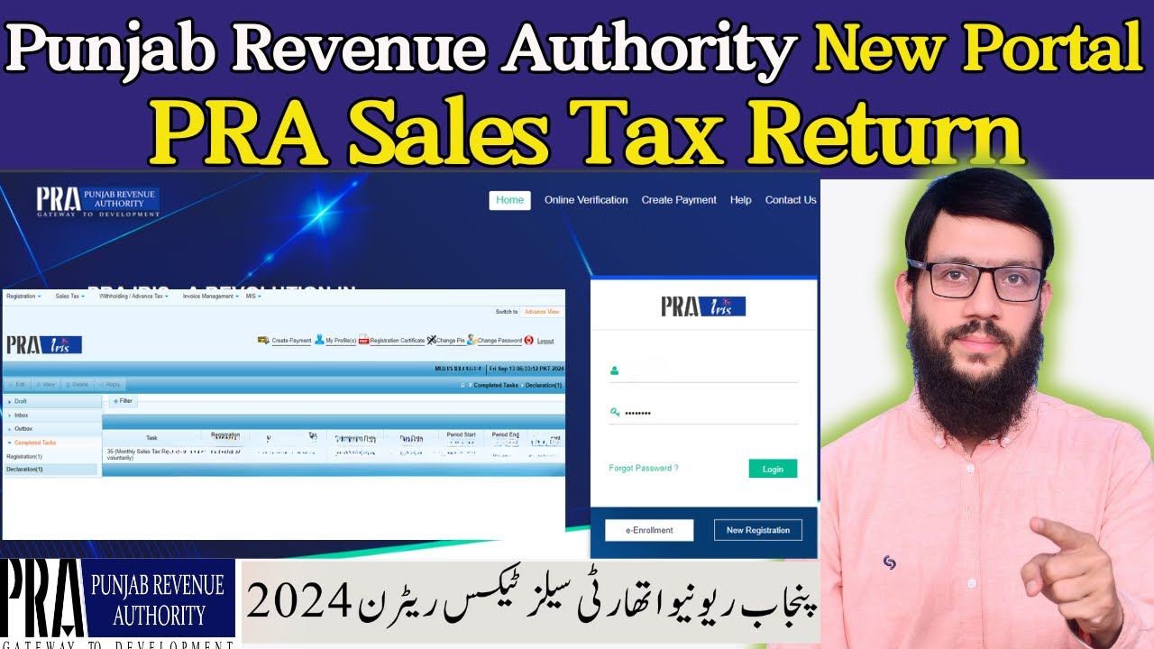 New PRA IRIS Portal IHow to File PRA Sales Tax Return I Punjab Revenue Authority I PRA Return 24