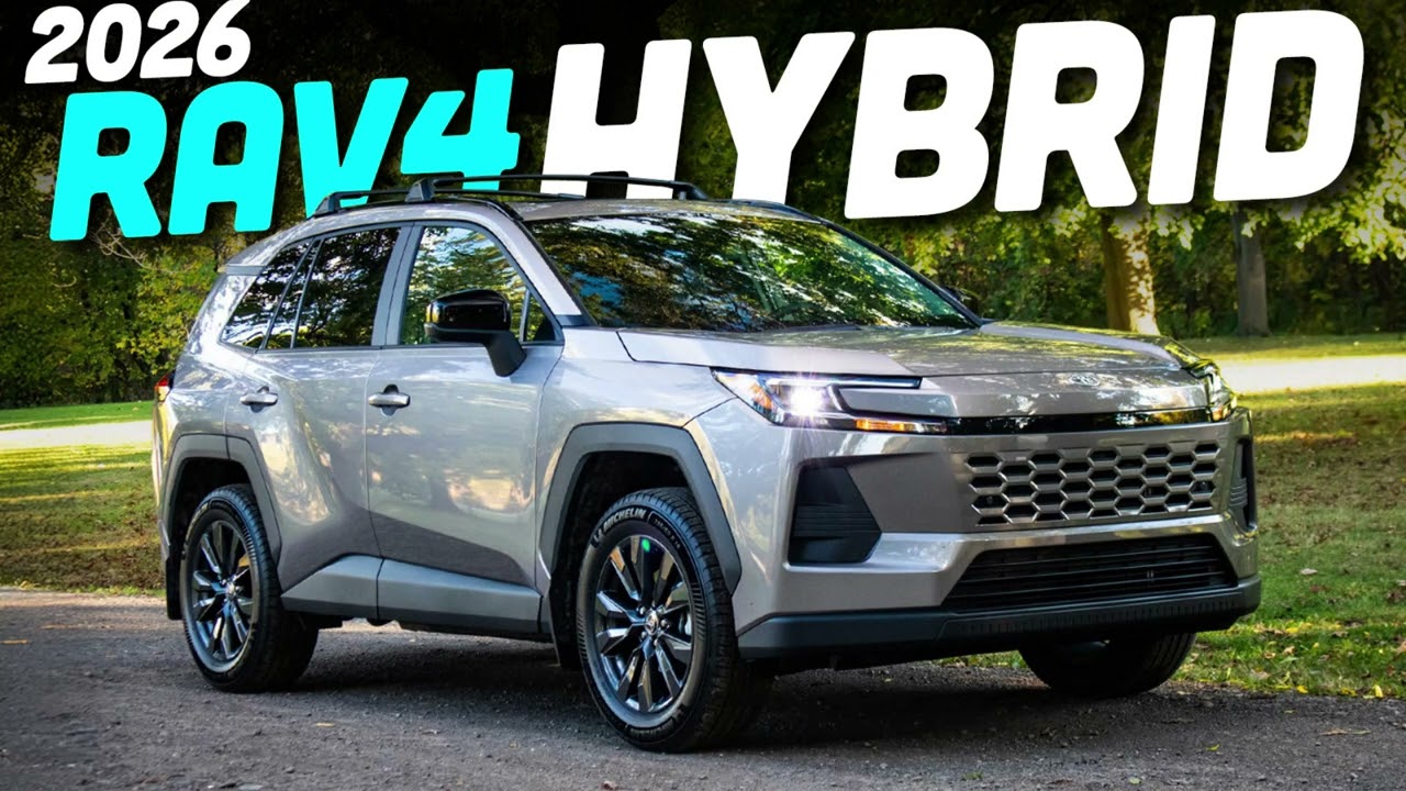 Эволюция исключительно гибридных автомобилей: Toyota RAV4 2026 года (обновленный дизайн 6-го поко...