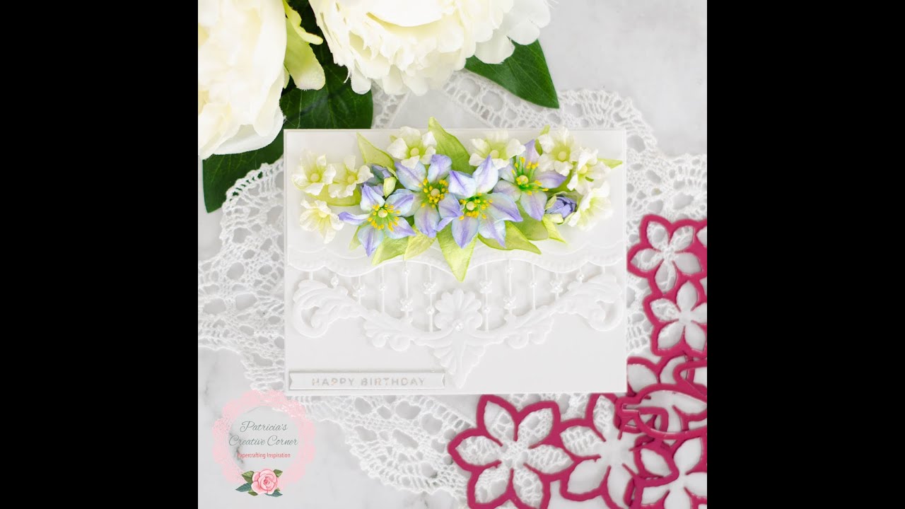 Heartfelt Creations Climbing Clematis Flowers Two Ways